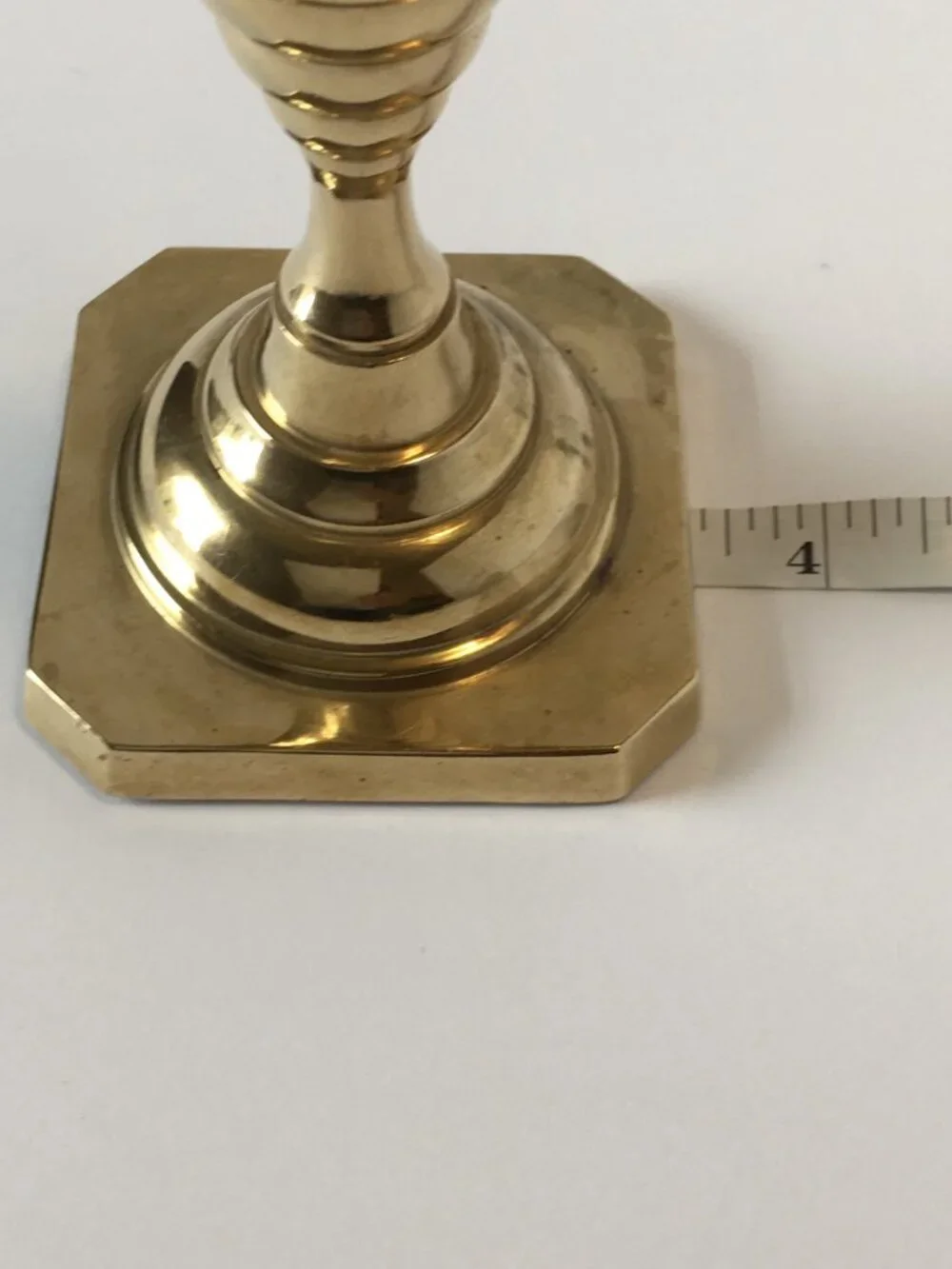 Vintage Brass Candlesticks Tapered Candle Holders a Pair Modern Cottagecore